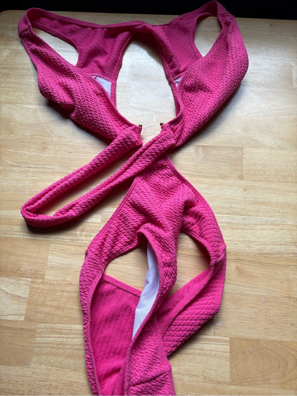 Women’s  One-Piece Swimwear in Bright Pink